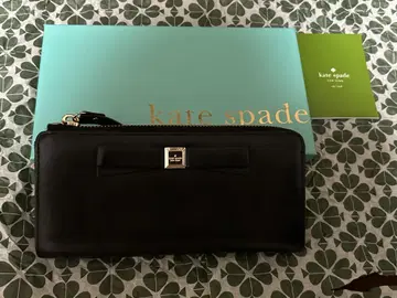 [새상품급] kate spade 케이트 스페이드 장지갑 리본 블랙