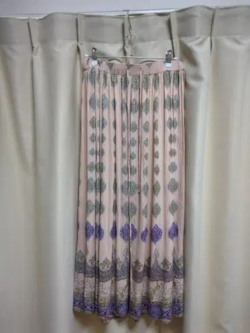 차이하네 핑크 롱 스커트