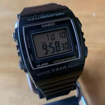 새상품 카시오 CASIO 다이버 룩 손목시계 W-215H-1A 블랙