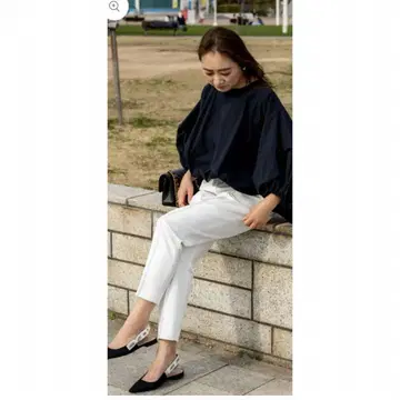 liten. 파크 팬츠 화이트 사이즈 1 새상품급
