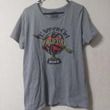l'Arc-en-Ciel WORLD TOUR 2012 티셔츠 M