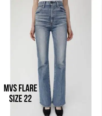 moussy MVS FLARE 데님 22inch