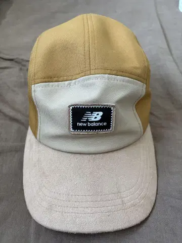New Balance 야구 모자 베이지/브라운