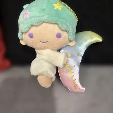 키키라라 리틀트윈스타 마스코트 키링 달 별 레어