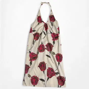 05SS DRIES VAN NOTEN 튤립 올 패턴 원피스