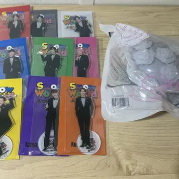 SnowMan 아크릴 스탠드 9명 전원 9개 SnowWorld 응원봉