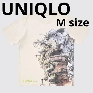 지브리 UNIQLO 하울의 움직이는 성 M 사이즈 티셔츠