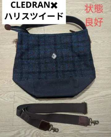 상태 좋음 CLEDRAN HARRIS TWEED 2way 숄더백