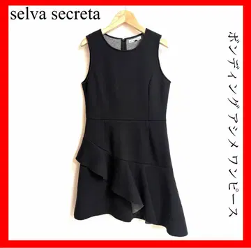 selva secreta 본딩 아시메 원피스 블랙 L 사이즈