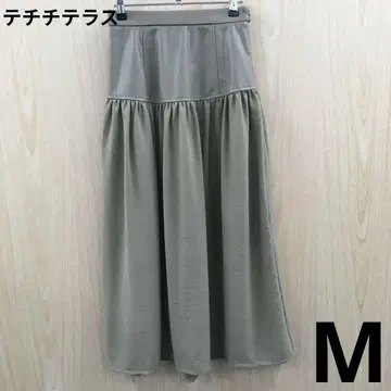 새상품 테치치 테라스 인조 가죽 절개 스커트 F0731A01