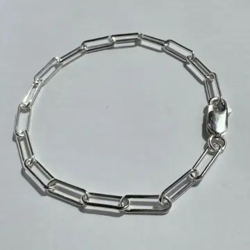 Sterling Silver Trombone Chain Bracelet2