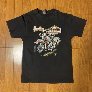 80년대 90년대 할리 T셔츠 3D EMBLEM
