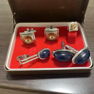넥타이핀, 커프스 1세트x2