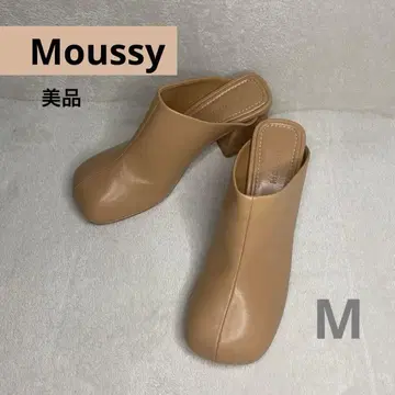 Moussy 뮬 베이지 하이힐 M 새상품급