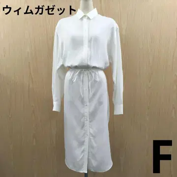 윔 가젯 롱 셔츠 원피스 F0731B13