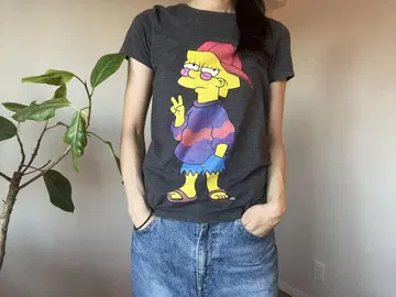 used the simpsons lisa print tee