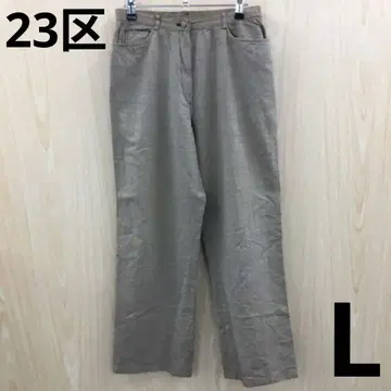 23구 얇은 하운드투스 체크 패턴 팬츠 F0731A17