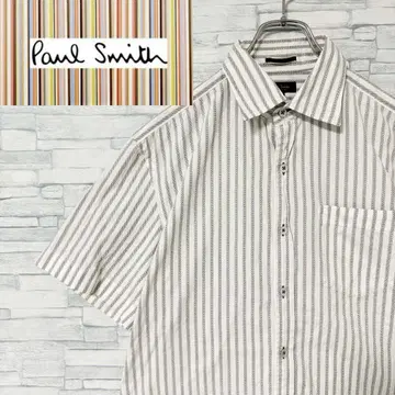폴스미스 PaulSmith 반팔 셔츠 스트라이프 L