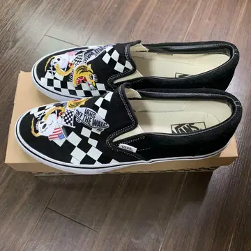 Vans 슬립온 자수 체커