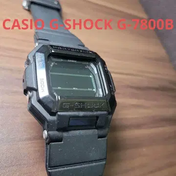 CASIO G-SHOCK G-7800B 블랙 카시오 남성용 손목시계