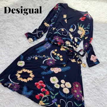 Desigual 카슈쿨 원피스 TROPIC INDIA 꽃무늬 하와이