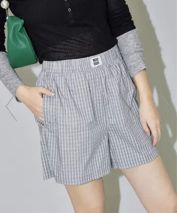 마리 퀀트 Mary Quant 로고 네임 이지 숏팬츠