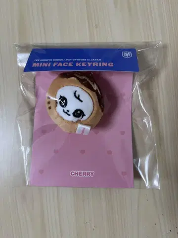 Ive minive 원영 cherry 미니 페이스 키링 한정판