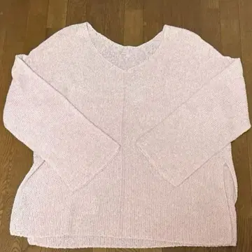 Spick&Span 카노코 짜임 페이퍼 얀 2WAY 루즈 니트