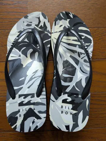 BILLABONG 카모플라쥬 웨지솔 샌들 23.5cm