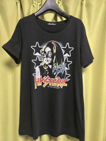 HYSTERIC GLAMOUR 반팔 티셔츠 블랙