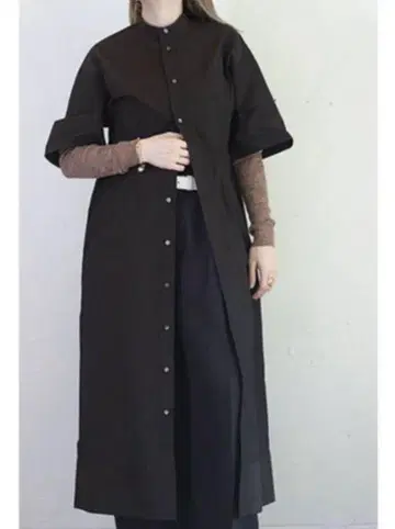 AURALEE FINX NYLON 원피스 블랙