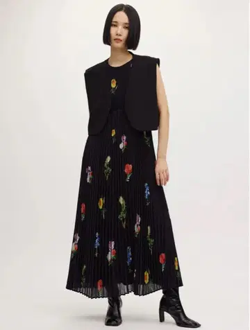 EMMAVESTSET PLEATSDRESS amerivintage 아메리