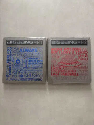 BIGBANG MINI 1&2 (ALWAYS HOT ISSUE) 한국판