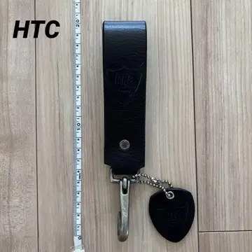 HTC 가죽 키링 블랙 천연 가죽 USA