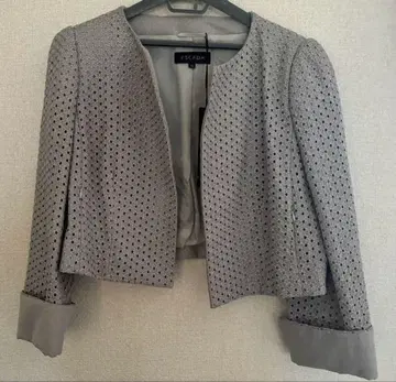 ESCADA 노카라 자켓 42 그레이