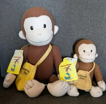 Curious George 봉제 인형 2개 세트