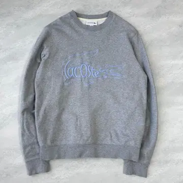 LACOSTE 라코스테 빅 와니 자수 맨투맨 그레이 계열 M 상당