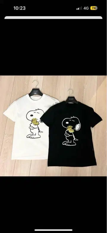 1PIU1UGUALE3 x PEANUTS CREW 2매 세트