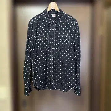 MARKAWARE 마카웨어 스마일리 도트 웨스턴 셔츠