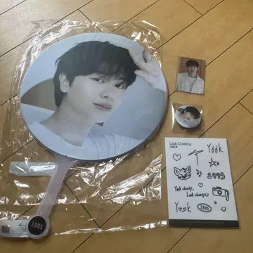 육성재 부채, 씰, 캔뱃지 세트 Look Closely 1995