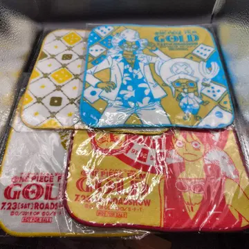 ONE PIECE FILM GOLD 타월 4매 세트
