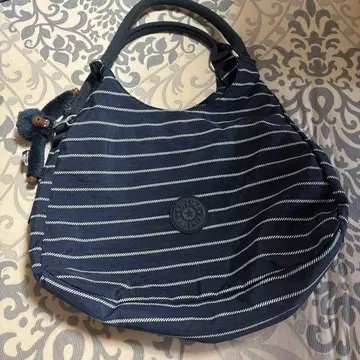 키플링 kipling 핸드백 네이비 보더