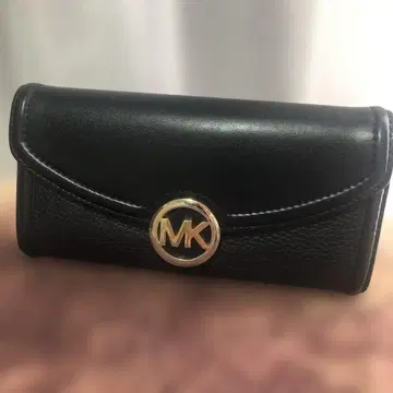 Michael Kors 블랙 가죽 장지갑