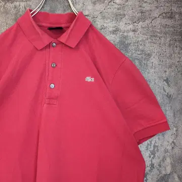 LACOSTE 자수 로고 피케 셔츠 귀여운 빈티지 구제 의류 라코스테