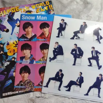 영화 오소마츠 6쌍둥이 포스터 & Snow Man 클리어 파일 세트