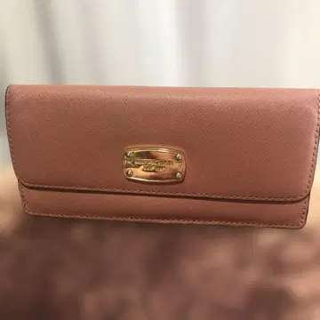 MICHAEL KORS 핑크 장지갑