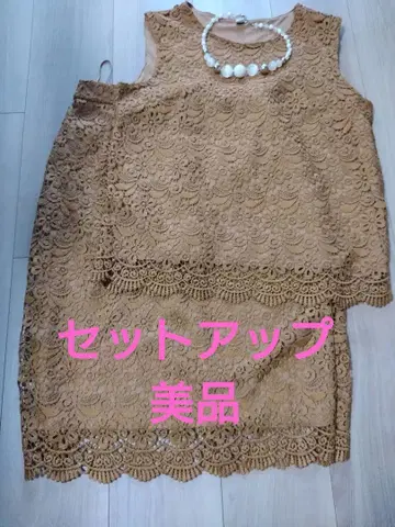 레이스 셋업 새상품급