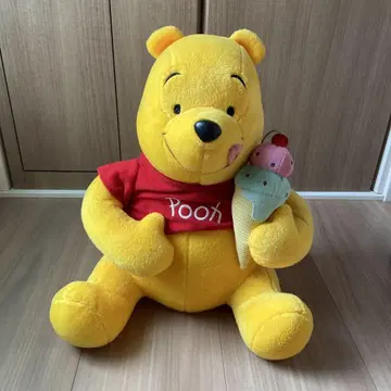 푸우 봉제 인형 아이스크림 포함