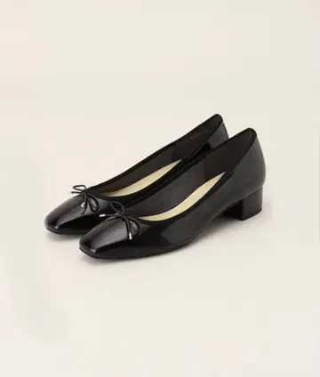 르탈론 LE TALON 스퀘어 발레 펌프스 24cm 블랙
