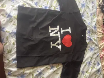 I NY 반팔 티셔츠 블랙